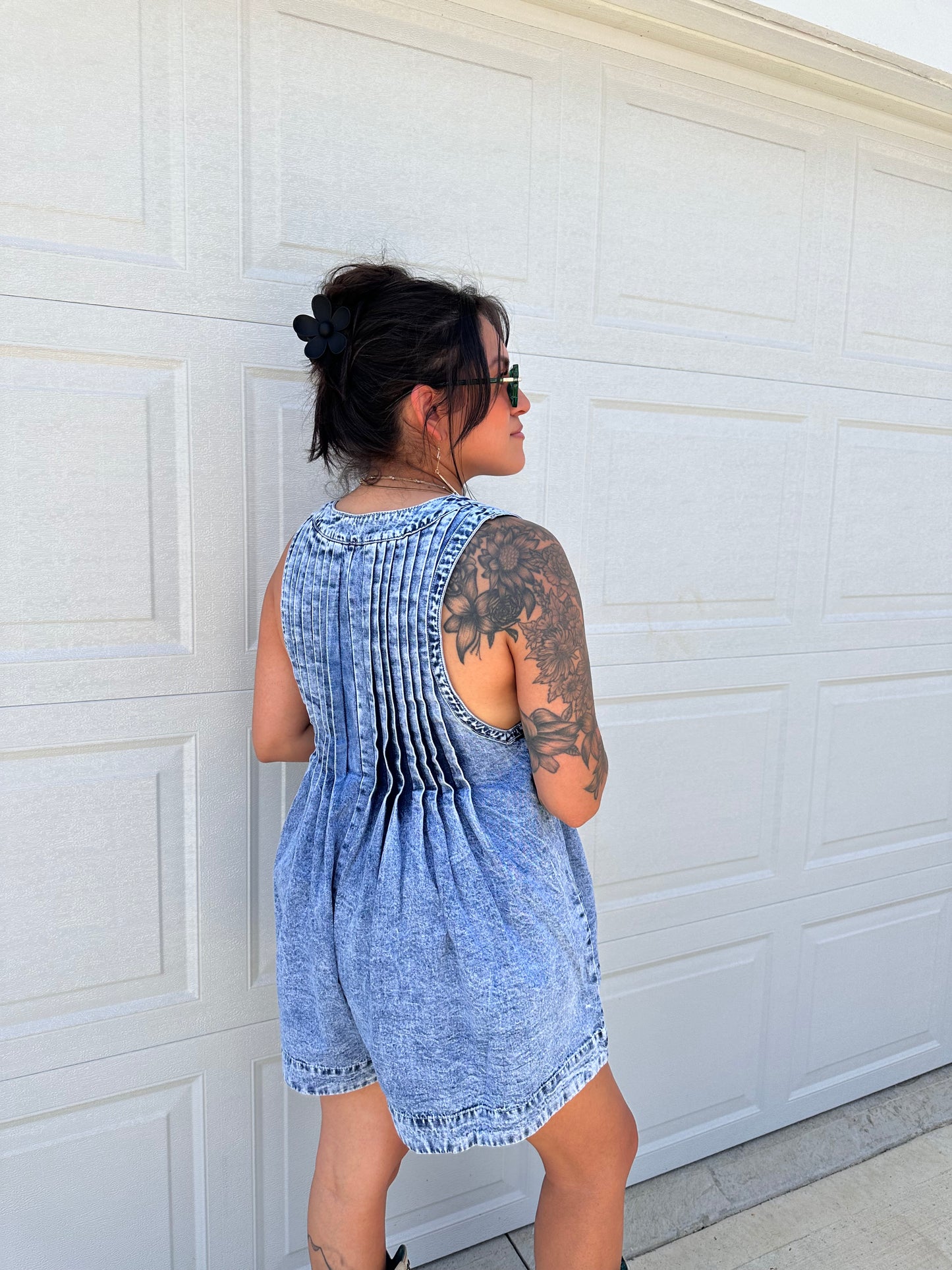 Remi Denim Romper